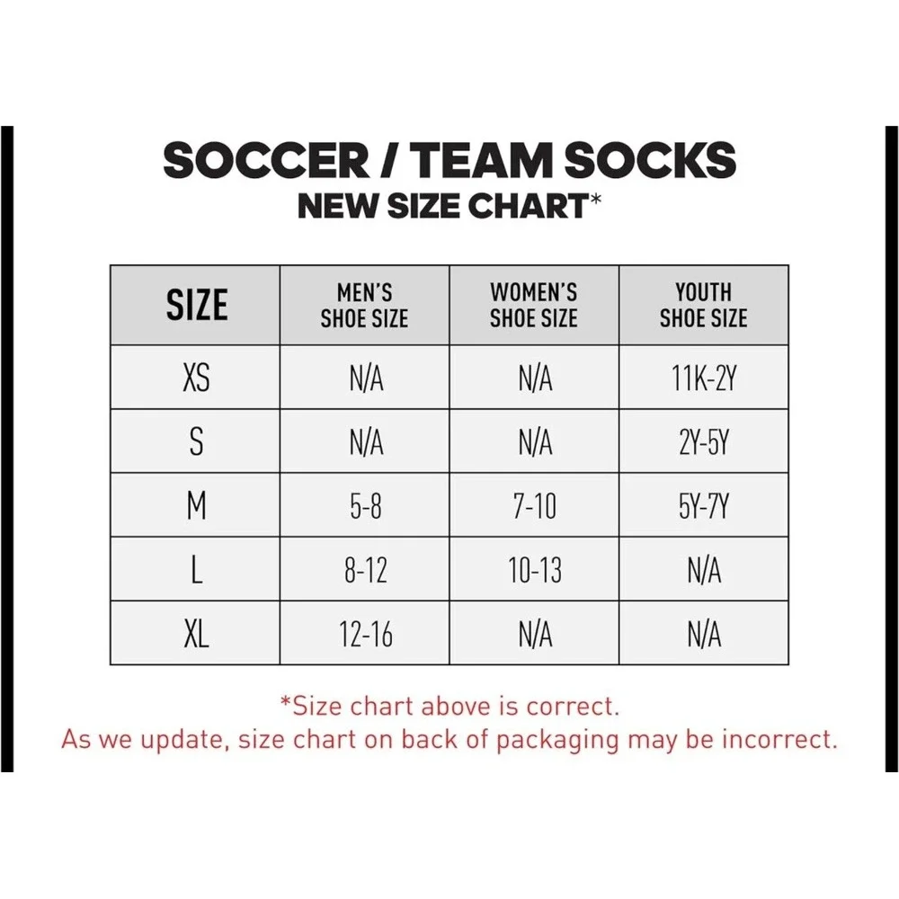 Adidas Team Speed 3 Soccer Socks 2-Pack White/Black Size M‎ Over the Calf NWT